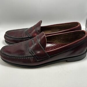 GH Bass Co Weejun Loafers Mens Size 9 Cherry Wood Red